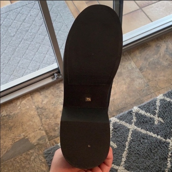 *RESERVED* Steve Madden Black Leather Zipper Boots - Picture 5 of 5